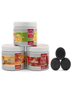 Al Waha Shisha Super Pack (Choose any 3 X 200g + Quick Light Coals)