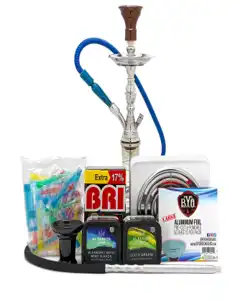 Khalil Mamoon Shamadan Mini Hookah Bundle