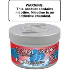 Social Smoke Blue Raspberry Shisha Tobacco