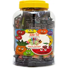 Jolly Tip Flavored Hookah Mouthtips Jar