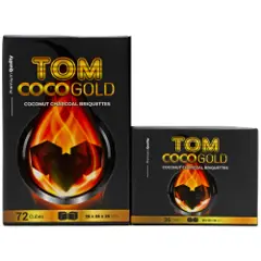 Tom Coco Gold Edition Cube Hookah Charcoal