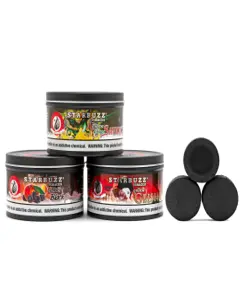 Starbuzz Bold Shisha Super Pack (Choose any 3 X 250g + Quick Light Charcoal)