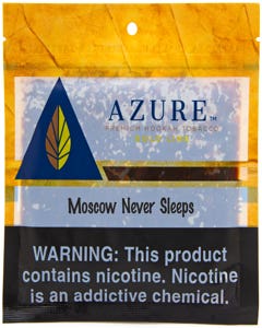 Moscow Never Sleeps Gold (5 X 100G) Case Azure Shisha Tobacco