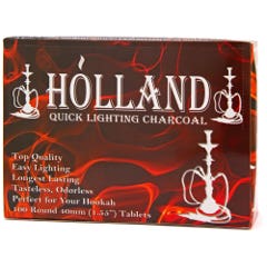 Holland Quick Light Hookah Charcoal 40mm
