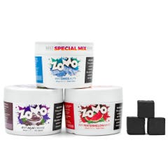 Zomo Shisha Super Pack(Choose any 3 X 250g + Natural Charcoal)